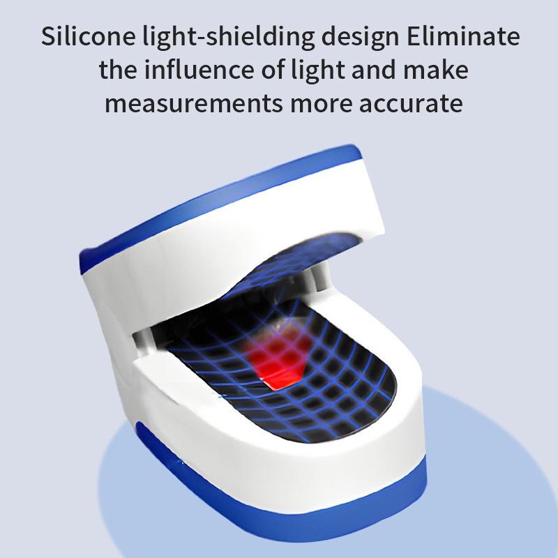 Fingertoppspulsoximeter - Bärbar och Precisionsmätare för SpO2 och Puls